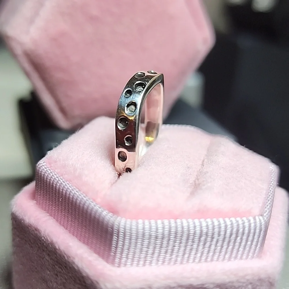 New Minimalist Sterling Silver Stackable Wave Ring
